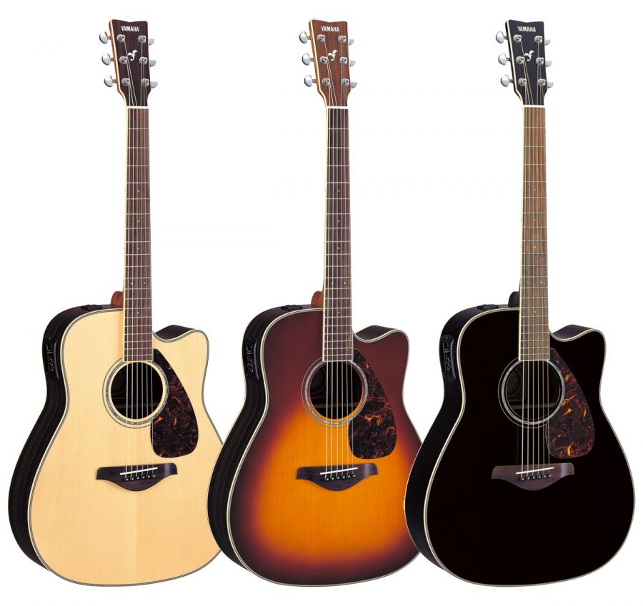 Acoustic guitar Yamaha FGX730SC
