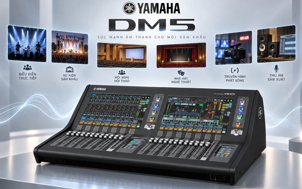 Yamaha ra mắt bàn trộn DM5