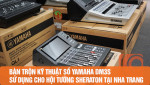 Bàn trộn kỹ thuật số Yamaha DM3S sử dụng cho hội trường Sheraton tại Nha Trang