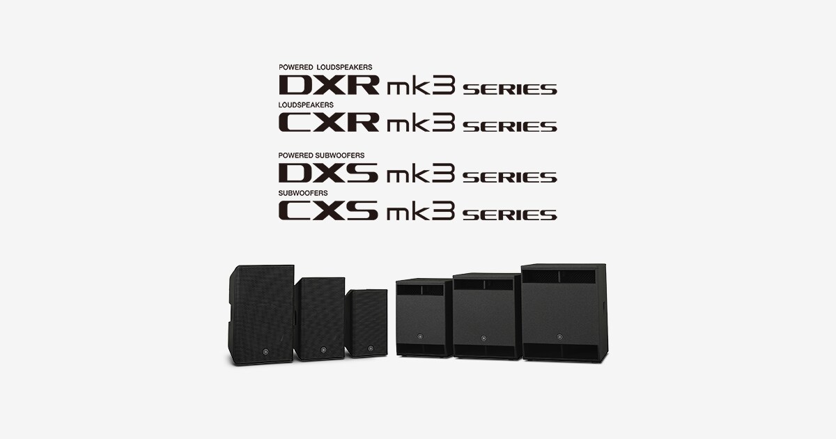 dòng loa active DXR/DXS mk3 